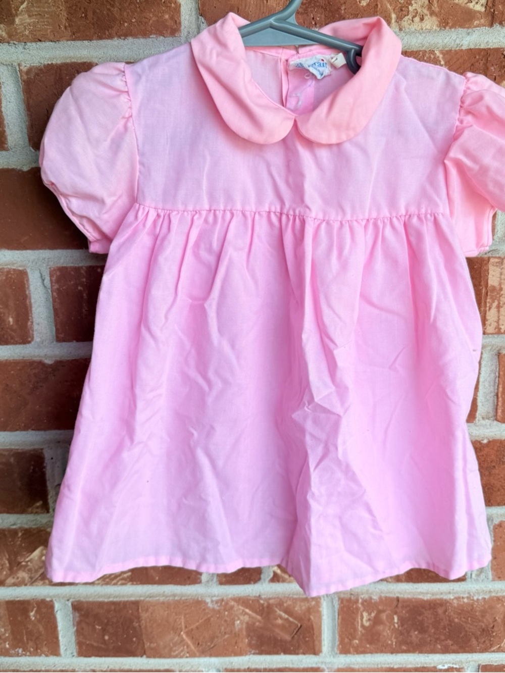 Pink vintage baby dress size 9-12 months